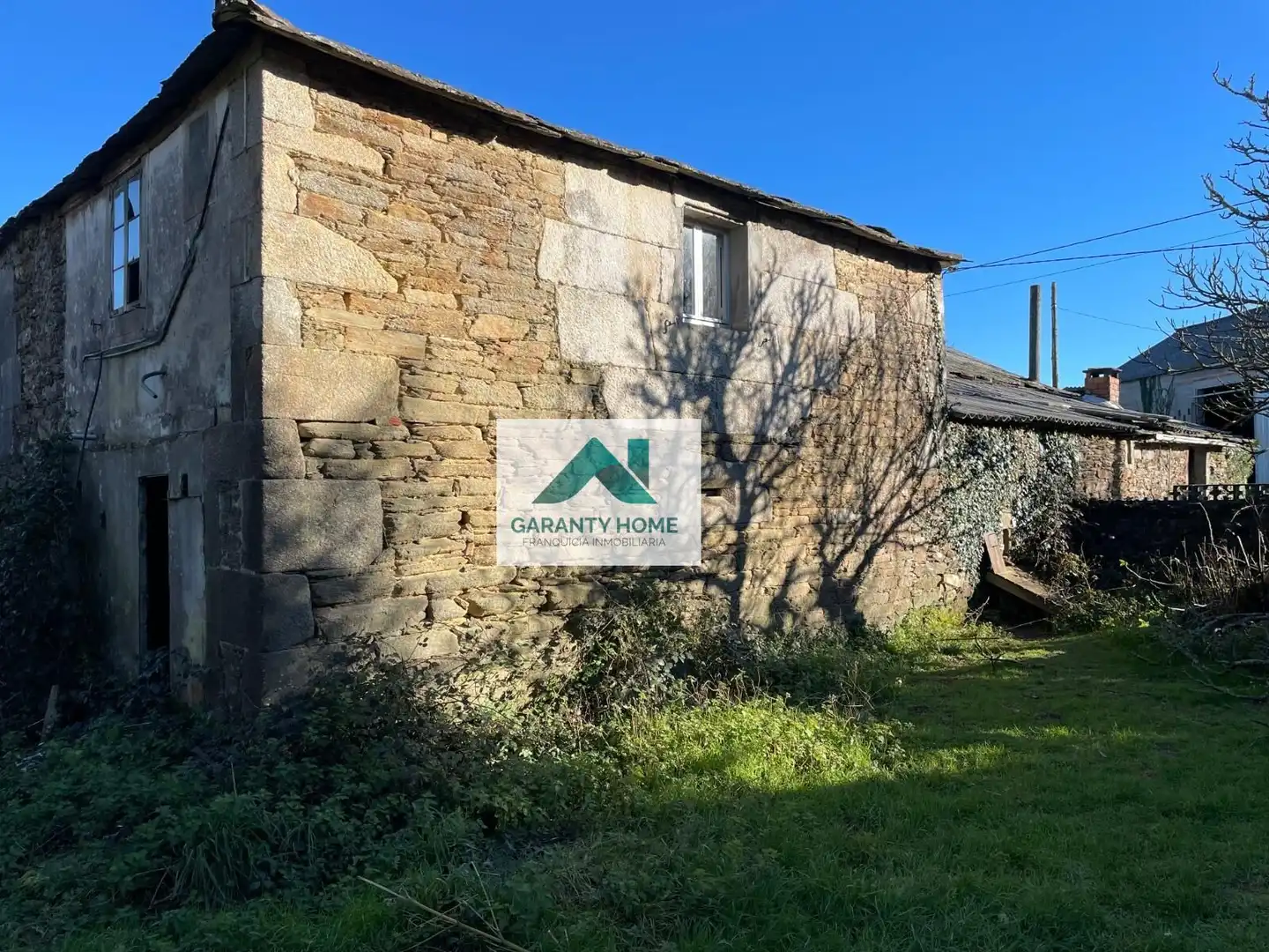 Vista exterior de Casa o chalet en venta en Aranga con Jardín privado