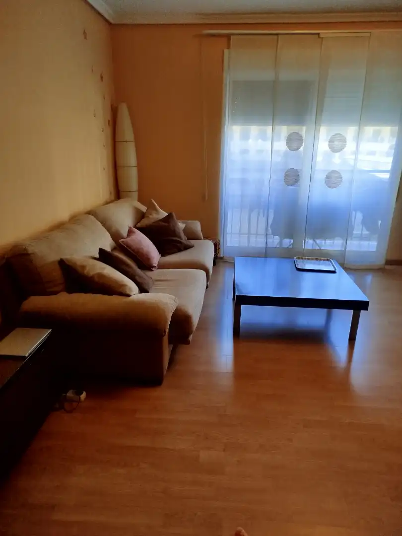 Living room of Flat for sale in Valencia  with Air Conditioner, Parquet flooring and Oven