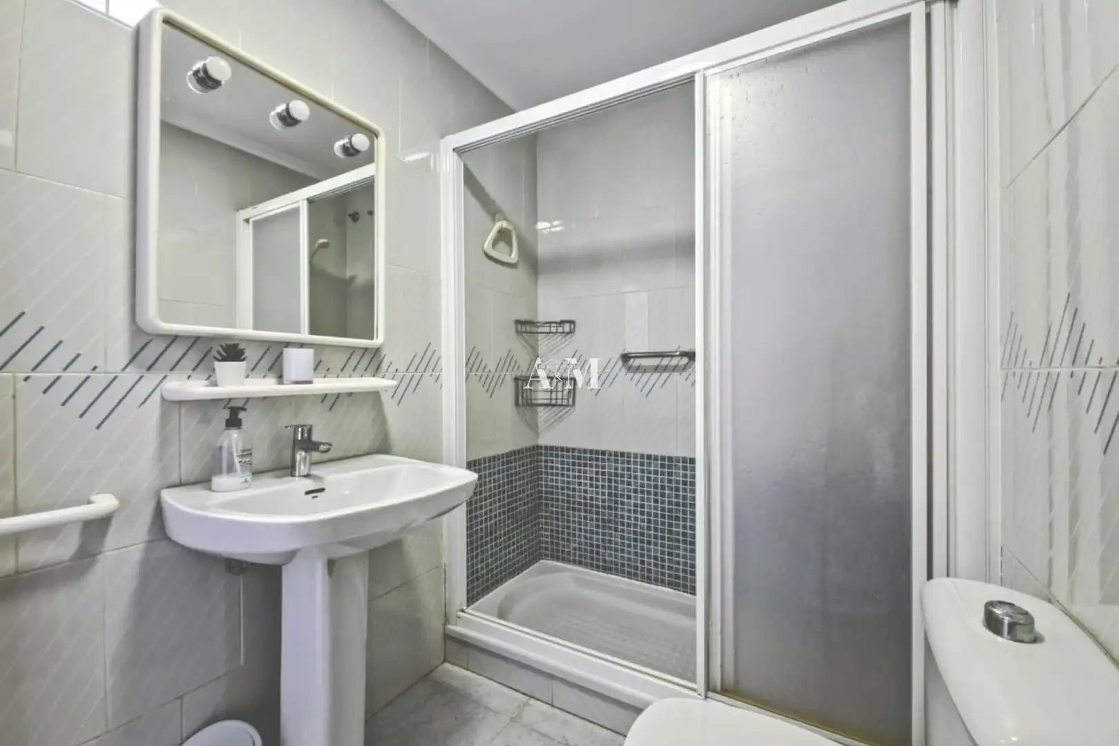 Bathroom of Flat for rent in Torrevieja  with Terrace, Furnished and Oven
