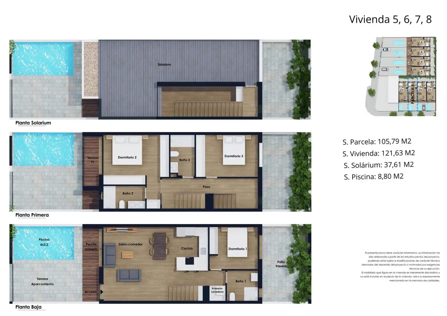 Reihenhaus mit Terrasse zum Verkauf in Pilar de la Horadada ciudad, imagen 14