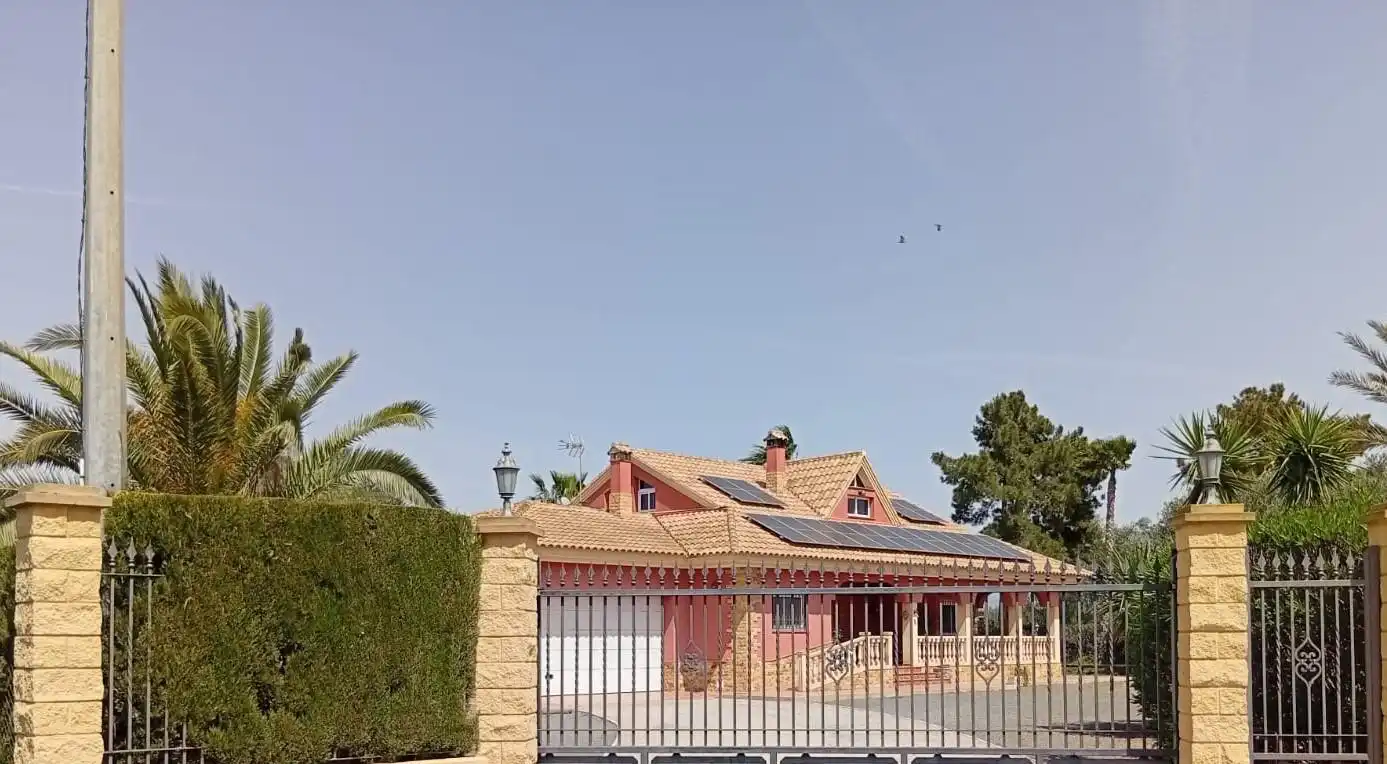 Vista exterior de Casa o chalet en venta en Lorca con Aire acondicionado, Calefacción y Jardín privado