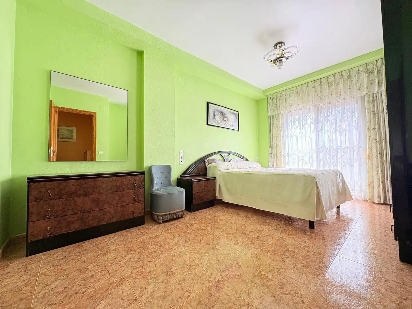 Schlafzimmer von Wohnung zum Verkauf in Albal mit Klimaanlage, Abstellraum und Balkon