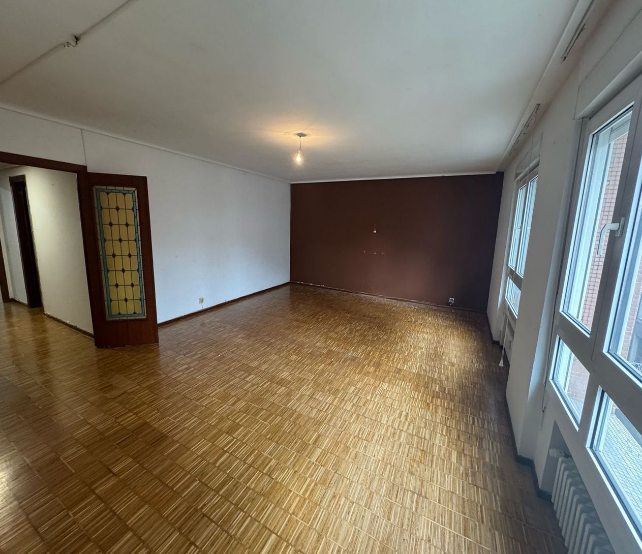 Living room of Flat for sale in Gijón   with Heating and Parquet flooring