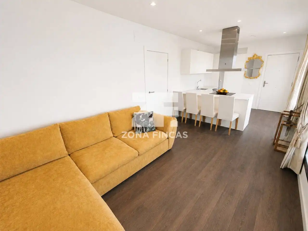 Sala d'estar de Pis en venda en Badalona amb Aire condicionat, Calefacció i Parquet