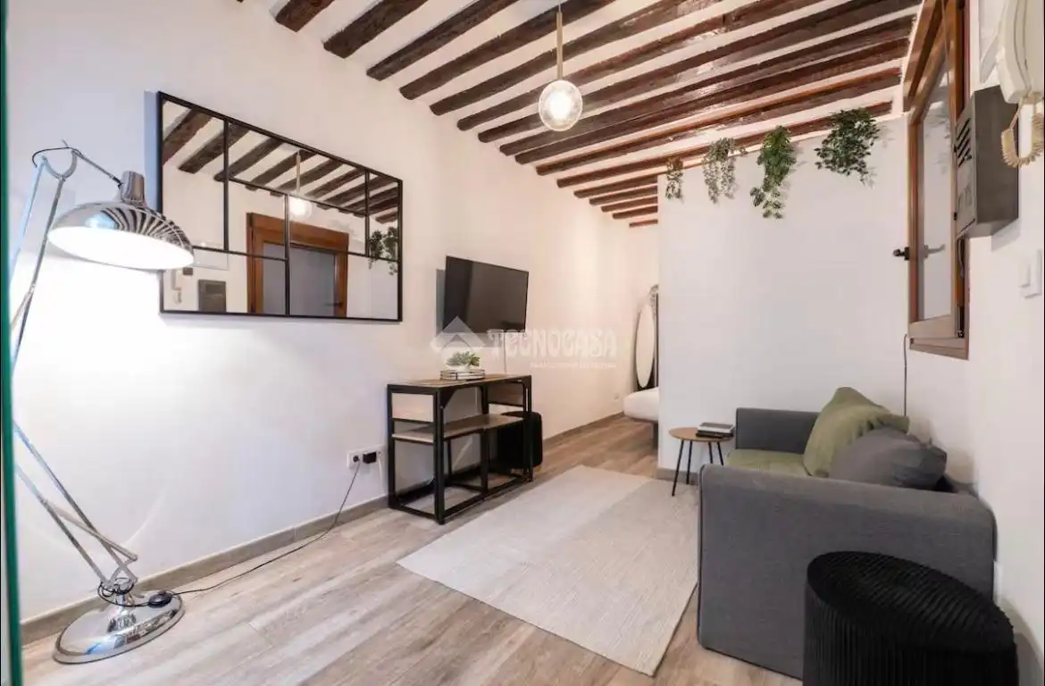 Sala de estar de Estudio en venta en Madrid