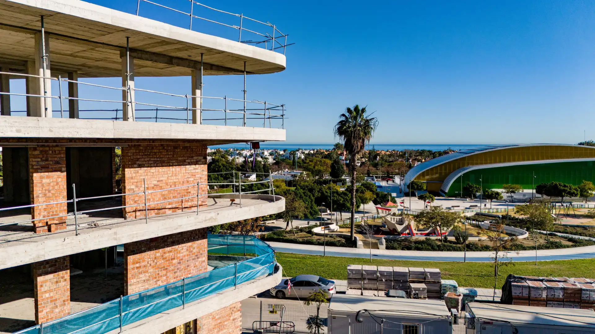 Vista exterior de Apartamento en venta en Marbella con Aire acondicionado, Terraza y Piscina