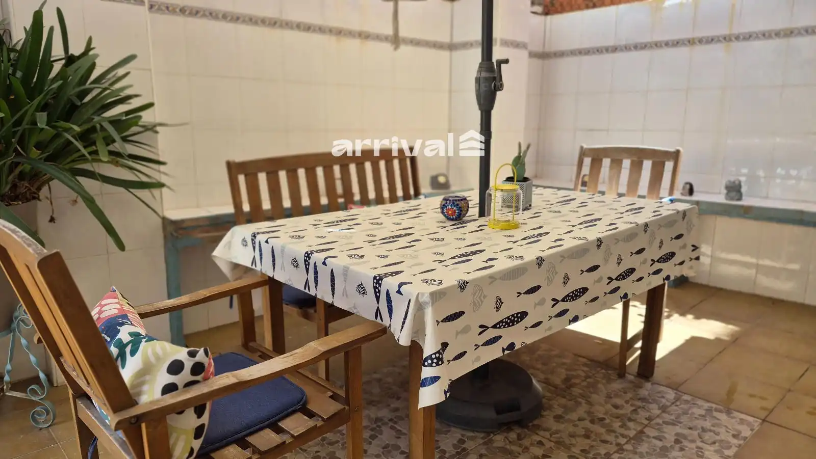 Terrasse von Wohnung zur Miete in Valencia mit Klimaanlage, Heizung und Terrasse