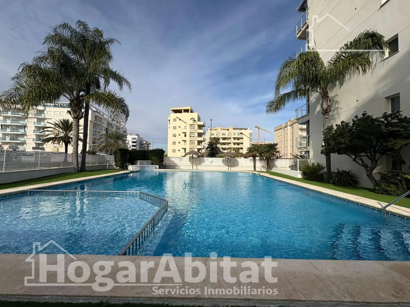 Swimming pool of Flat for sale in Daimús  with Air Conditioner, Terrace and Balcony