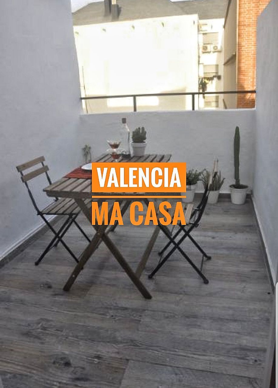 Jardí de Àtic de lloguer en  Valencia Capital amb Aire condicionat, Calefacció i Terrassa