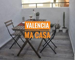 Garden of Attic to rent in  Valencia Capital  with Air Conditioner, Terrace and Balcony