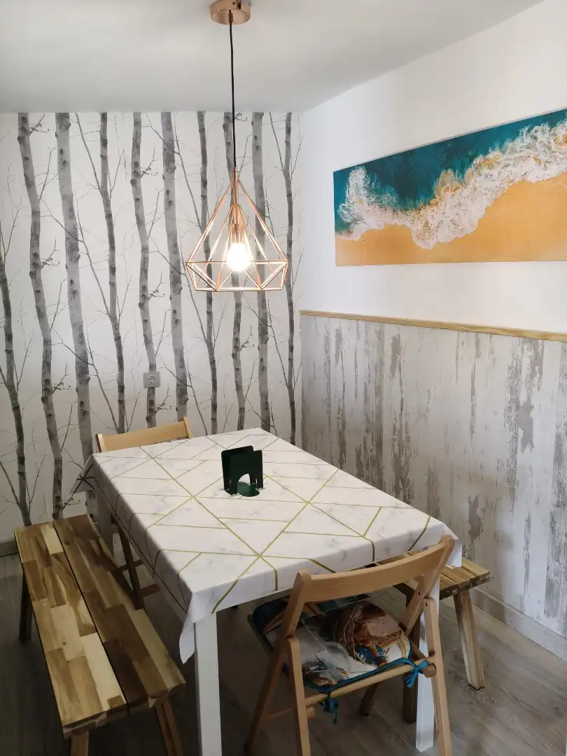 Comedor de Dúplex en venta en Cedeira con Parquet, Terraza y Amueblado