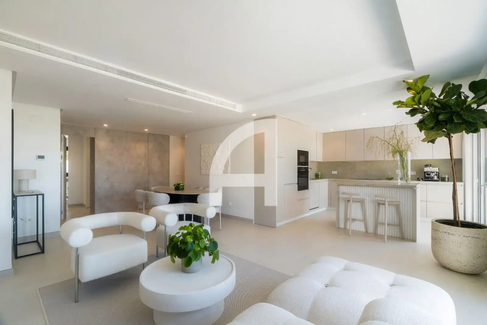 Sala d'estar de Àtic en venda en La Quinta