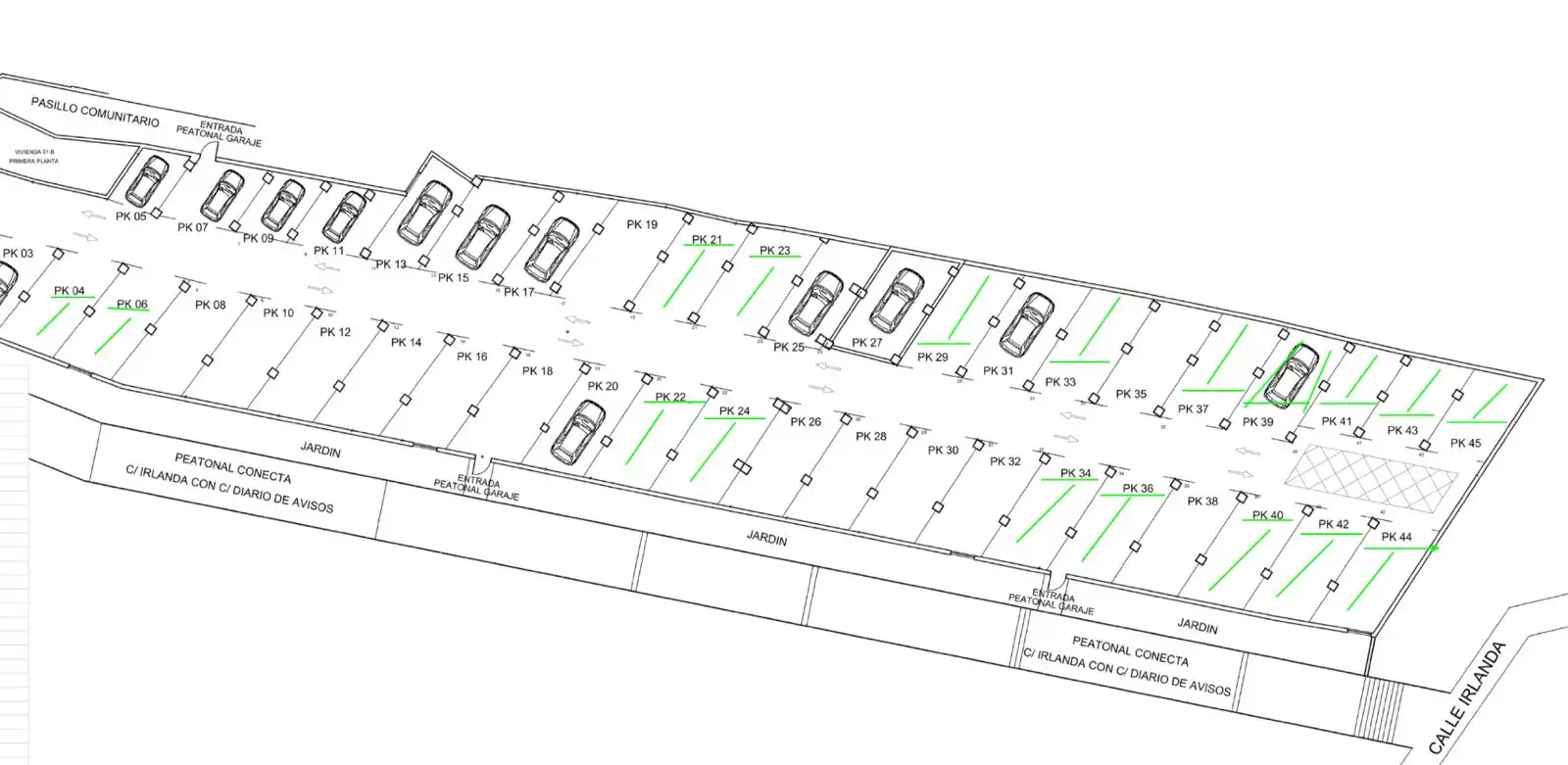 Parking of Garage for sale in Adeje
