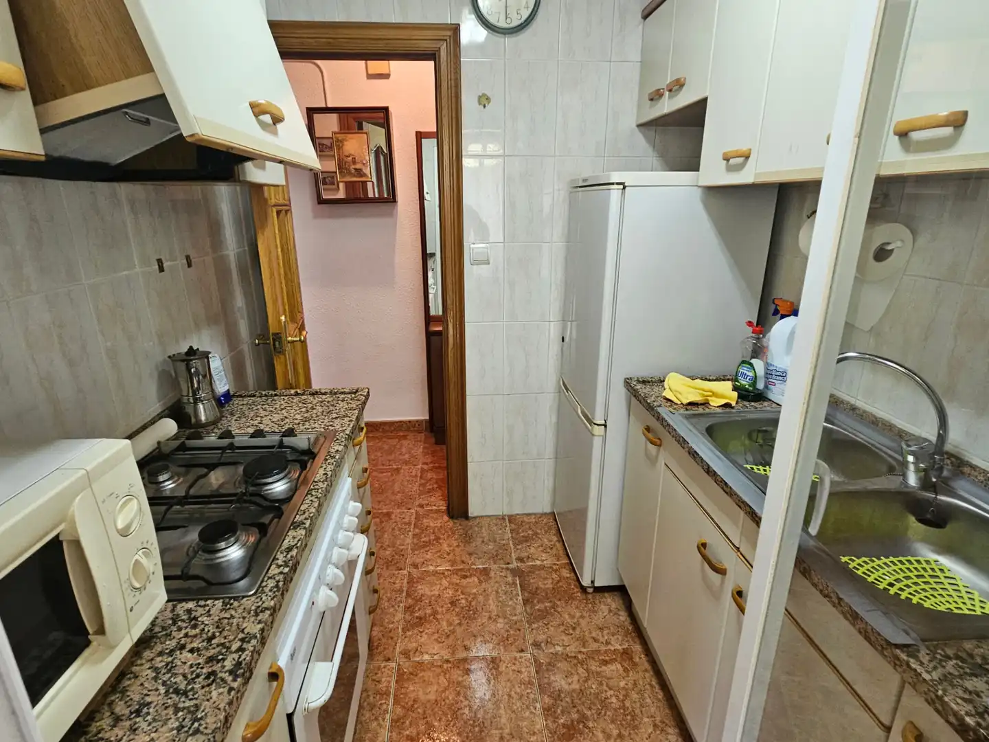 Kitchen of Flat for sale in Sabadell  with Heating, Oven and Balcony