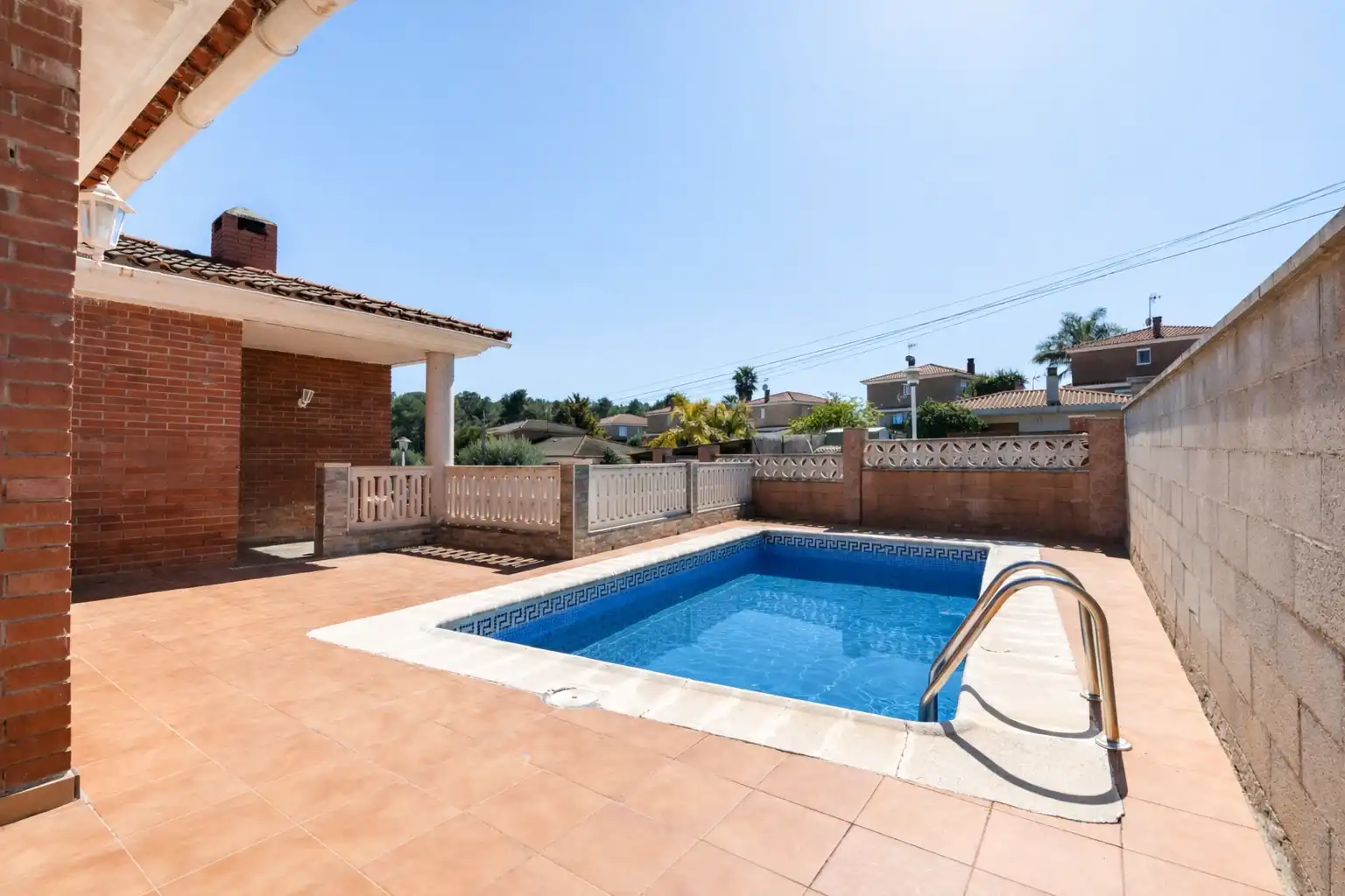 Swimming pool of Houses for sale in El Catllar   with Air Conditioner, Heating and Private garden