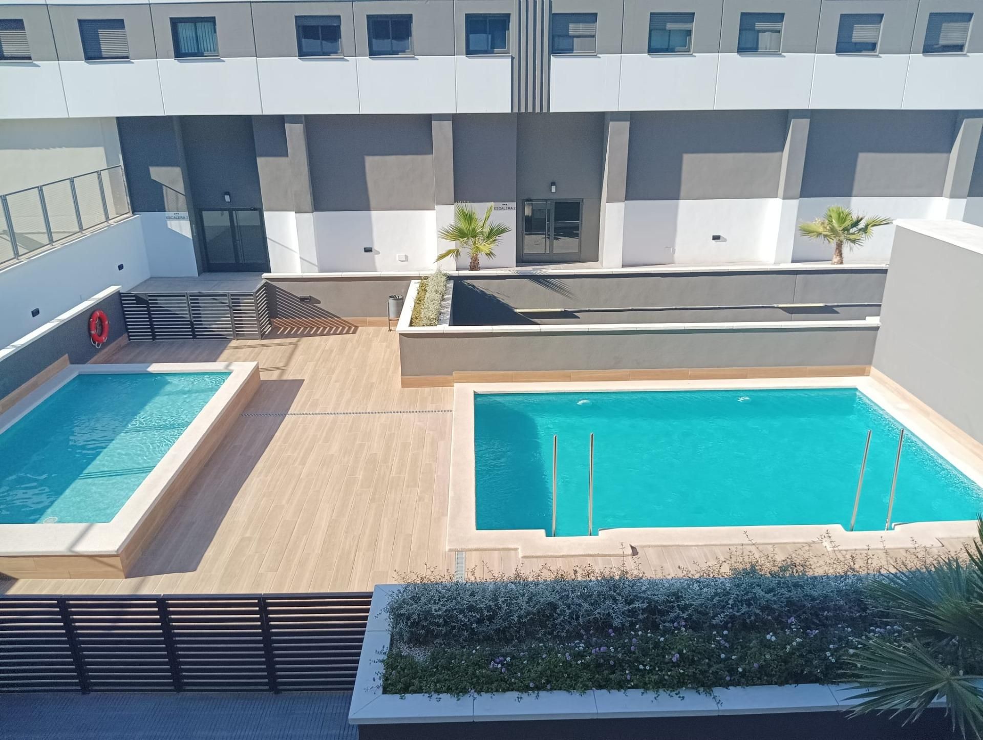 Swimming pool of Flat to rent in Alicante / Alacant  with Heating, Private garden and Terrace