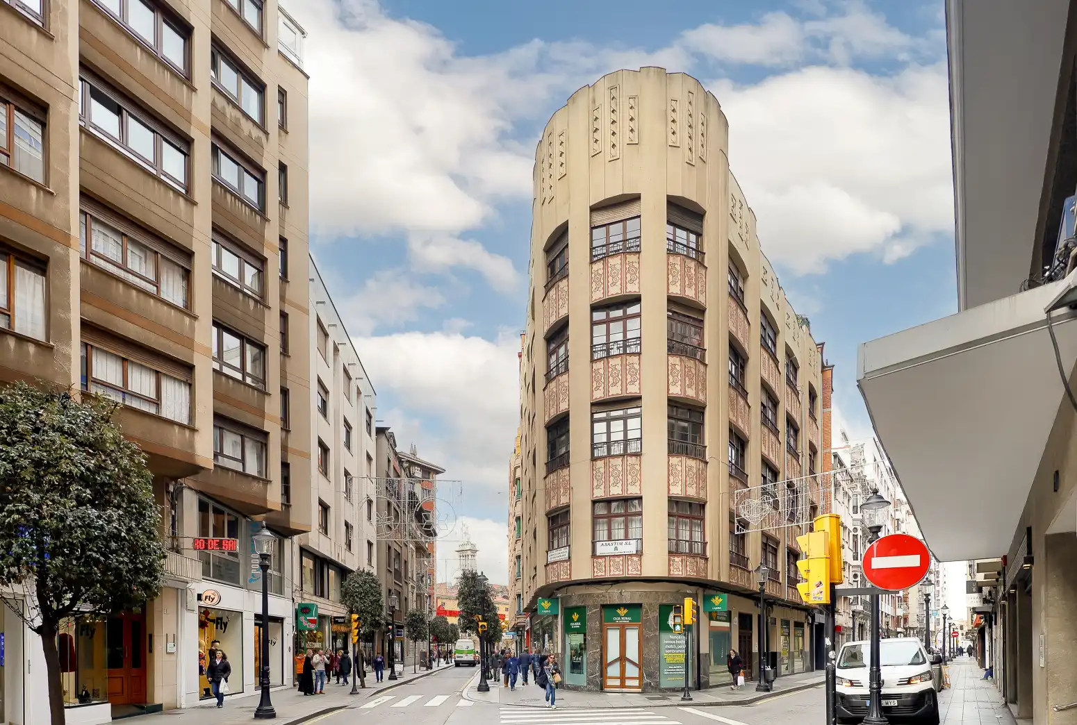 Vista exterior de Piso en venta en Gijón  con Calefacción, Parquet y Trastero