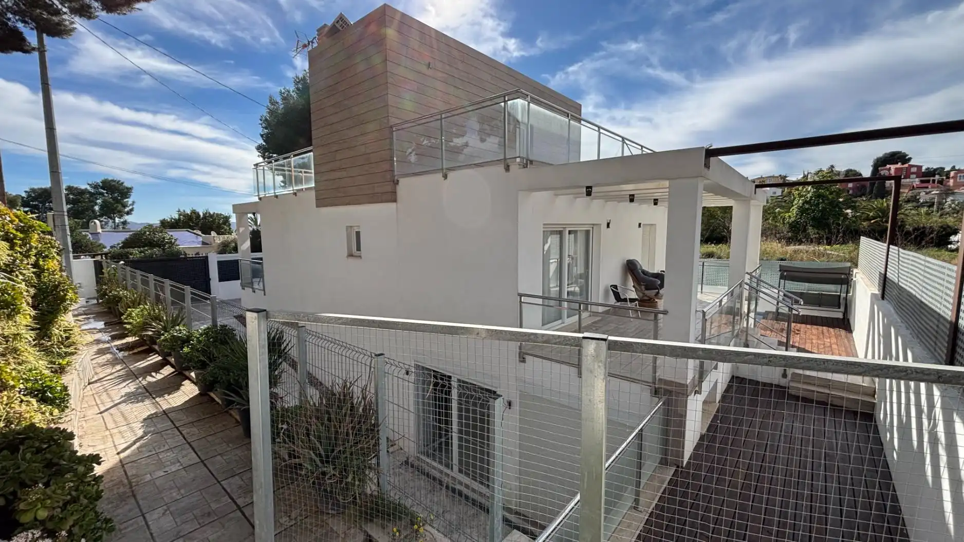 Exterior view of Houses for sale in La Nucia  with Air Conditioner, Heating and Private garden