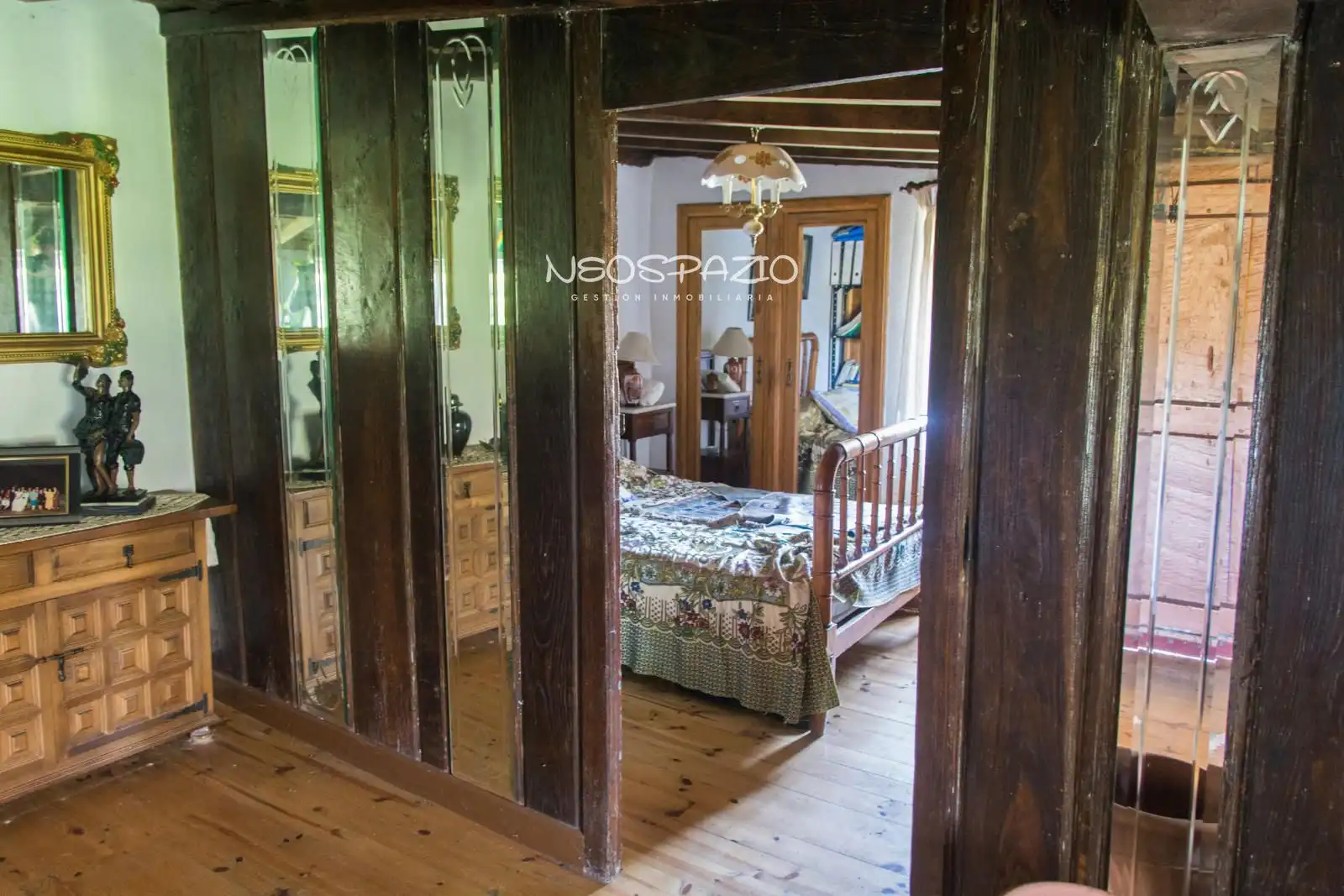 Schlafzimmer von Haus oder Chalet zum Verkauf in Monterroso mit Heizung und Möbliert