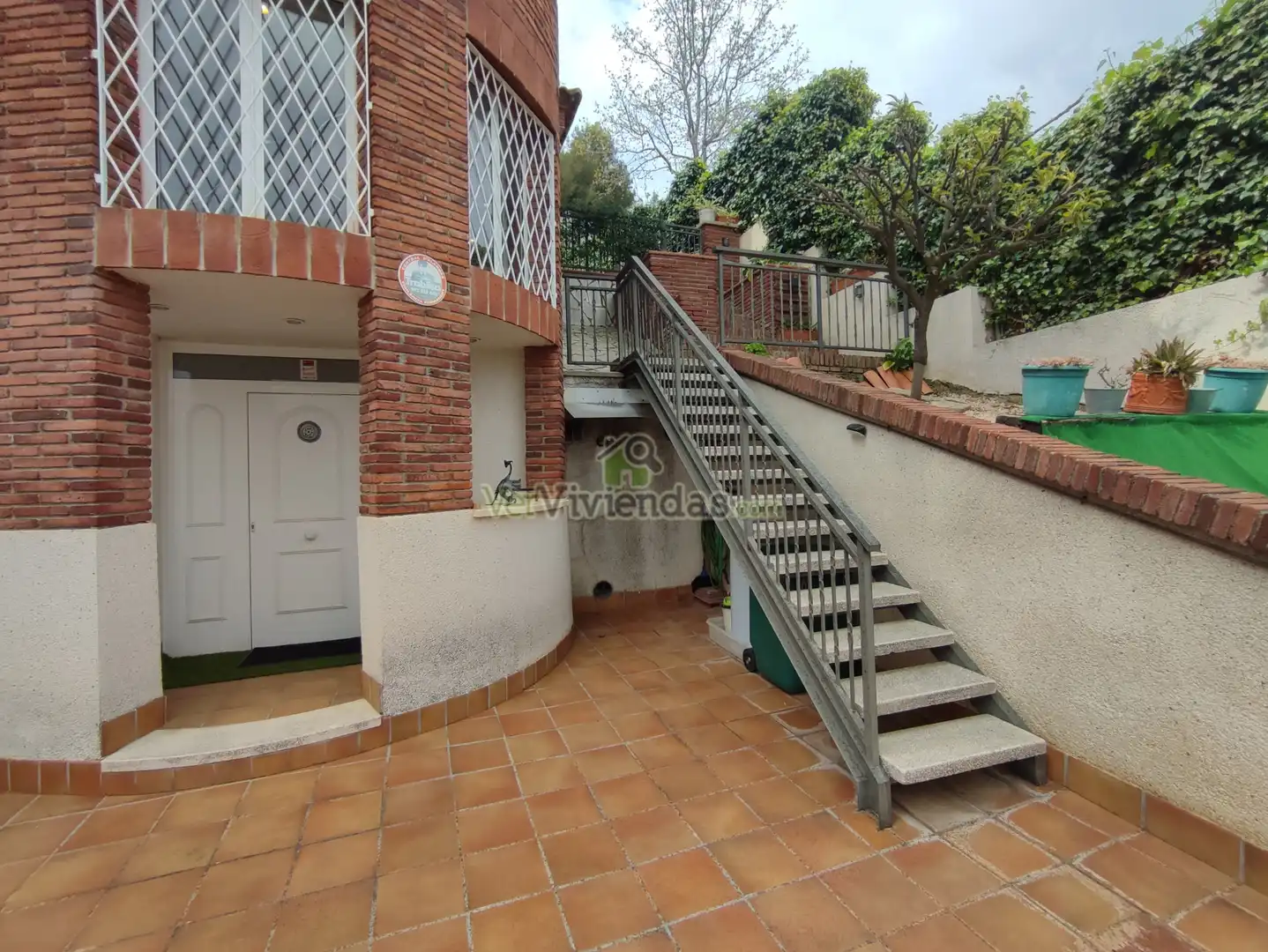Vista exterior de Casa o xalet en venda en Cervelló amb Calefacció, Jardí privat i Terrassa