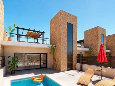 Adossat amb piscina en venda a La Pinilla - Las Palas