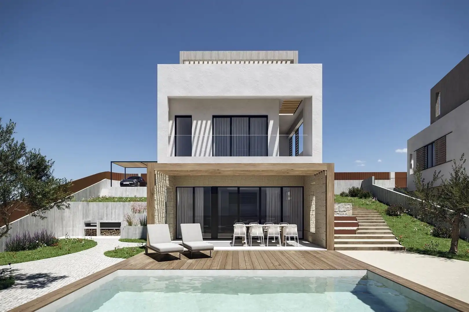 Detached house with pool for sale in Finestrat Pueblo, imagen 2