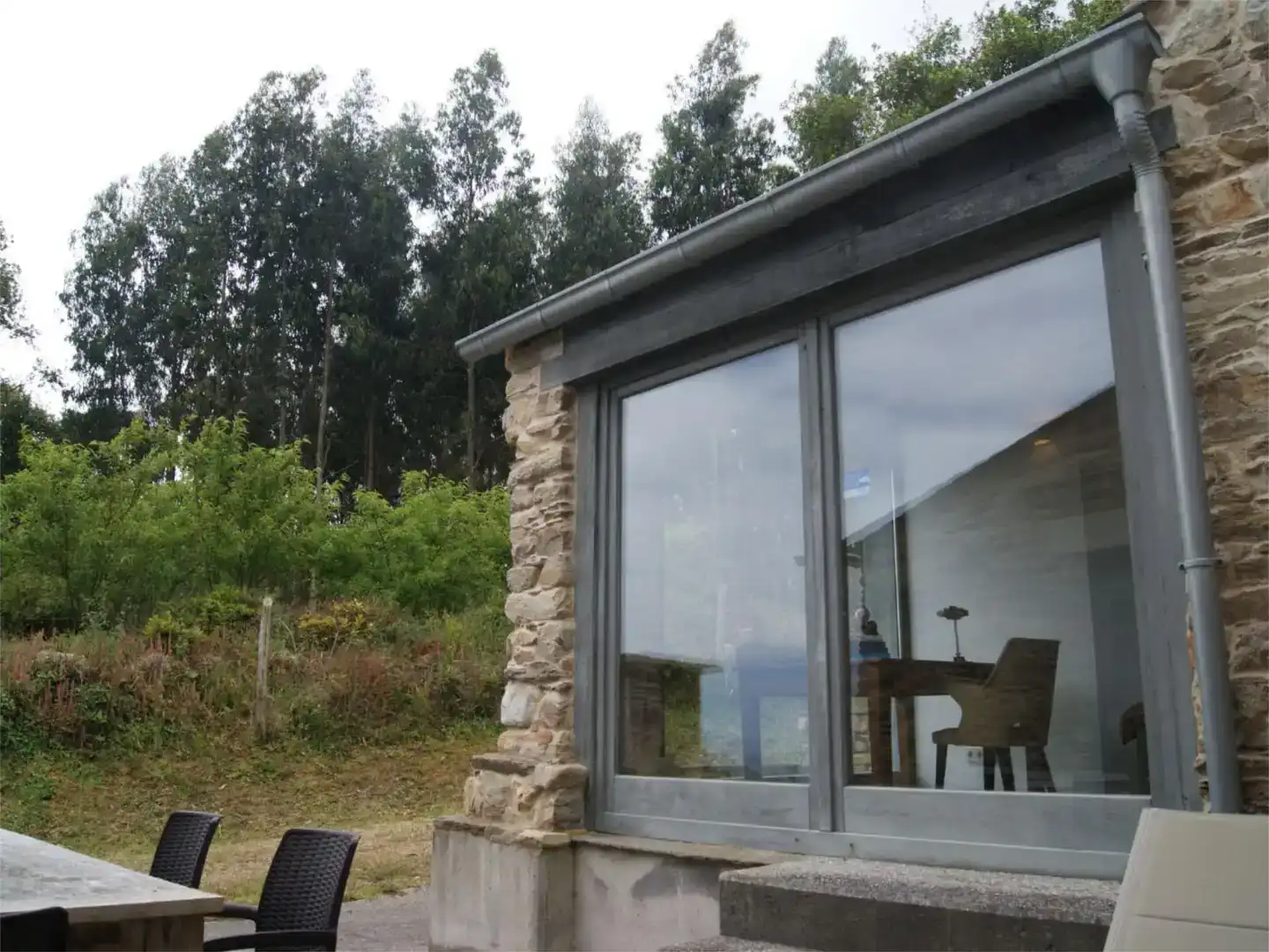 Vista exterior de Casa o xalet en venda en Foz amb Piscina