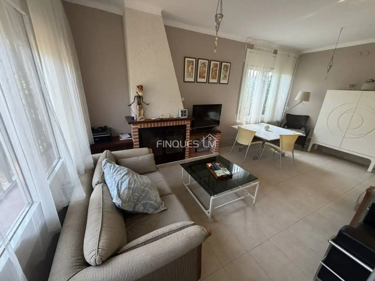 Living room of Houses for sale in Tordera  with Heating, Private garden and Terrace