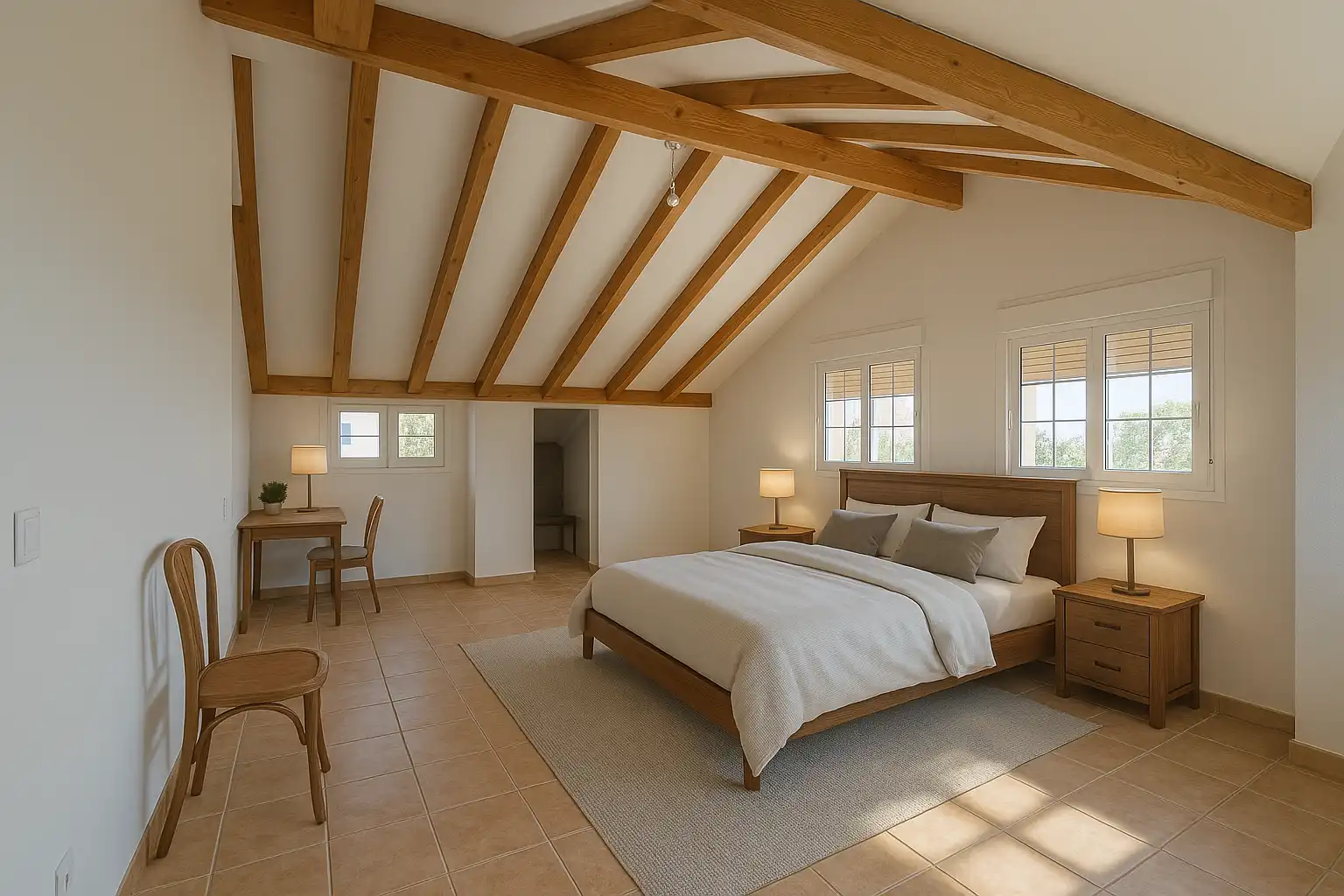 Habitación de Casa o chalet en venta en Zarzuela del Monte con Calefacción, Jardín privado y Terraza