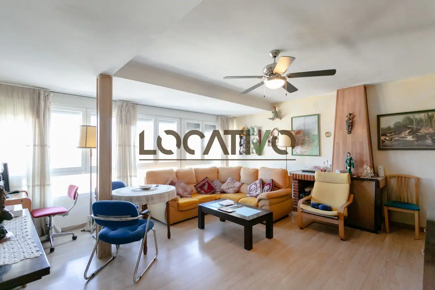 Sala de estar de Casa o chalet en venta en Sotillo de la Adrada con Aire acondicionado, Calefacción y Jardín privado