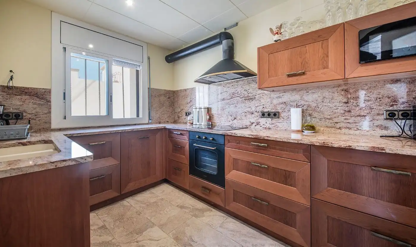 Cocina de Casa o chalet en venta en Vilobí del Penedès con Aire acondicionado, Calefacción y Terraza