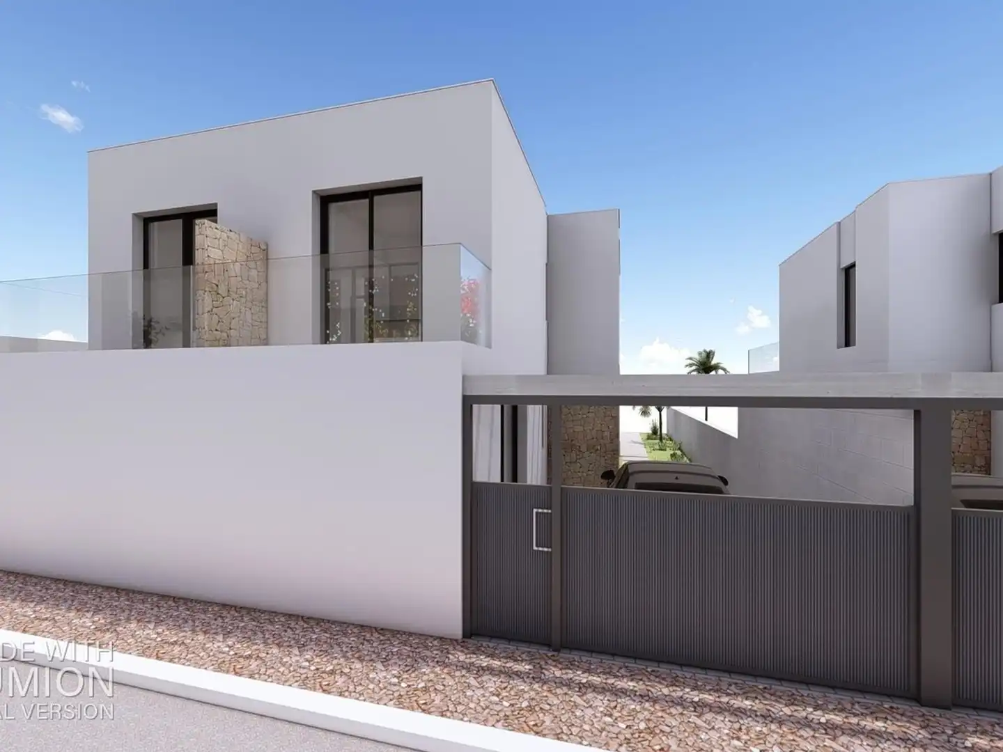 Vista exterior de Casa adosada en venta en Vera con Aire acondicionado, Jardín privado y Terraza