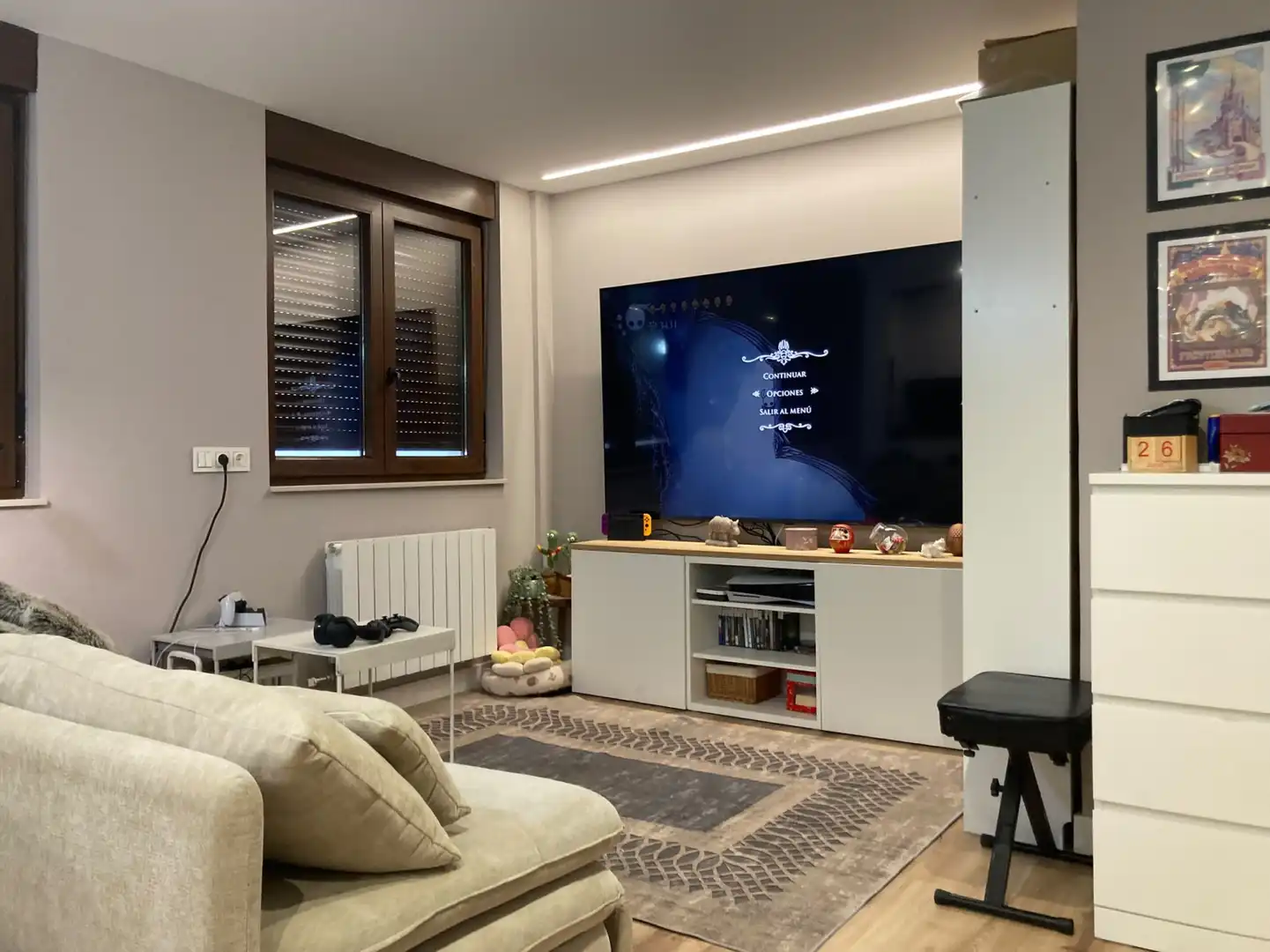 Living room of Flat for sale in Salamanca  with Heating and Furnished