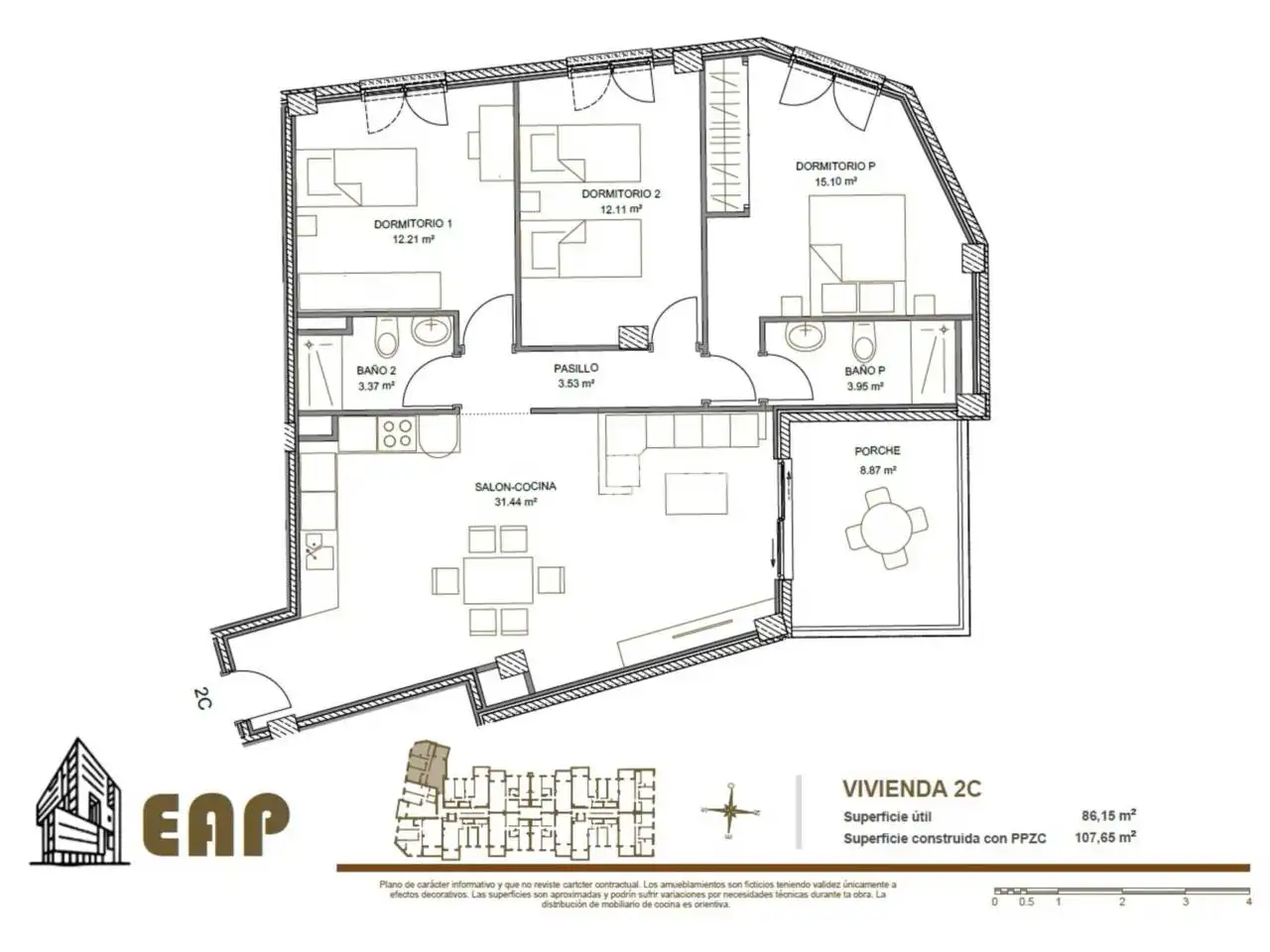 Piso en venta en Cartagena con Aire acondicionado, Terraza y Trastero