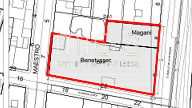Terreno en Venta en MAESTRO SERRANO, 0 en Benetússer