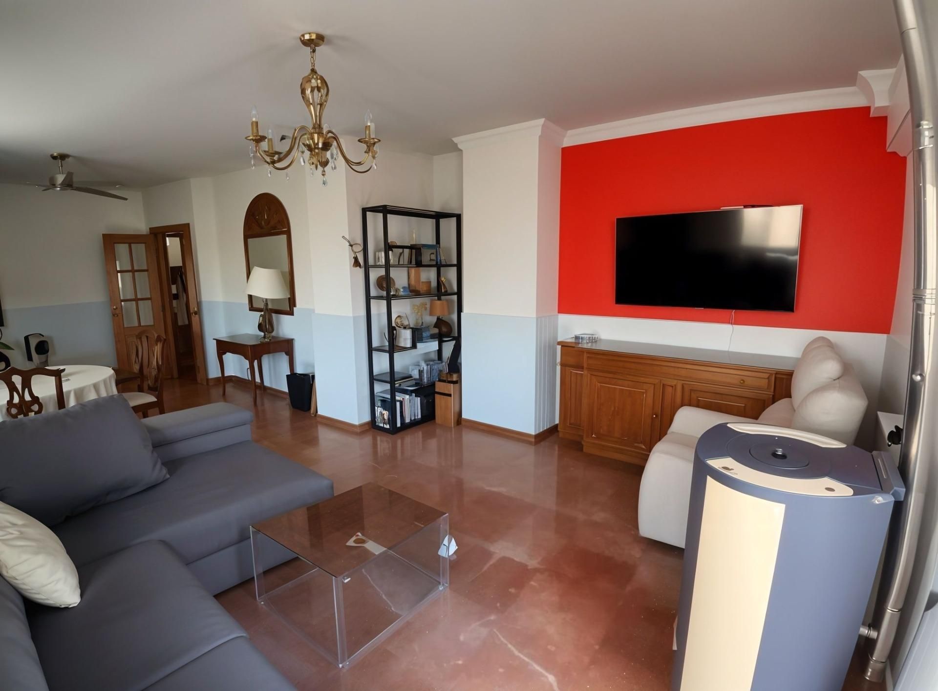 Living room of Attic for sale in  Albacete Capital  with Air Conditioner, Heating and Terrace