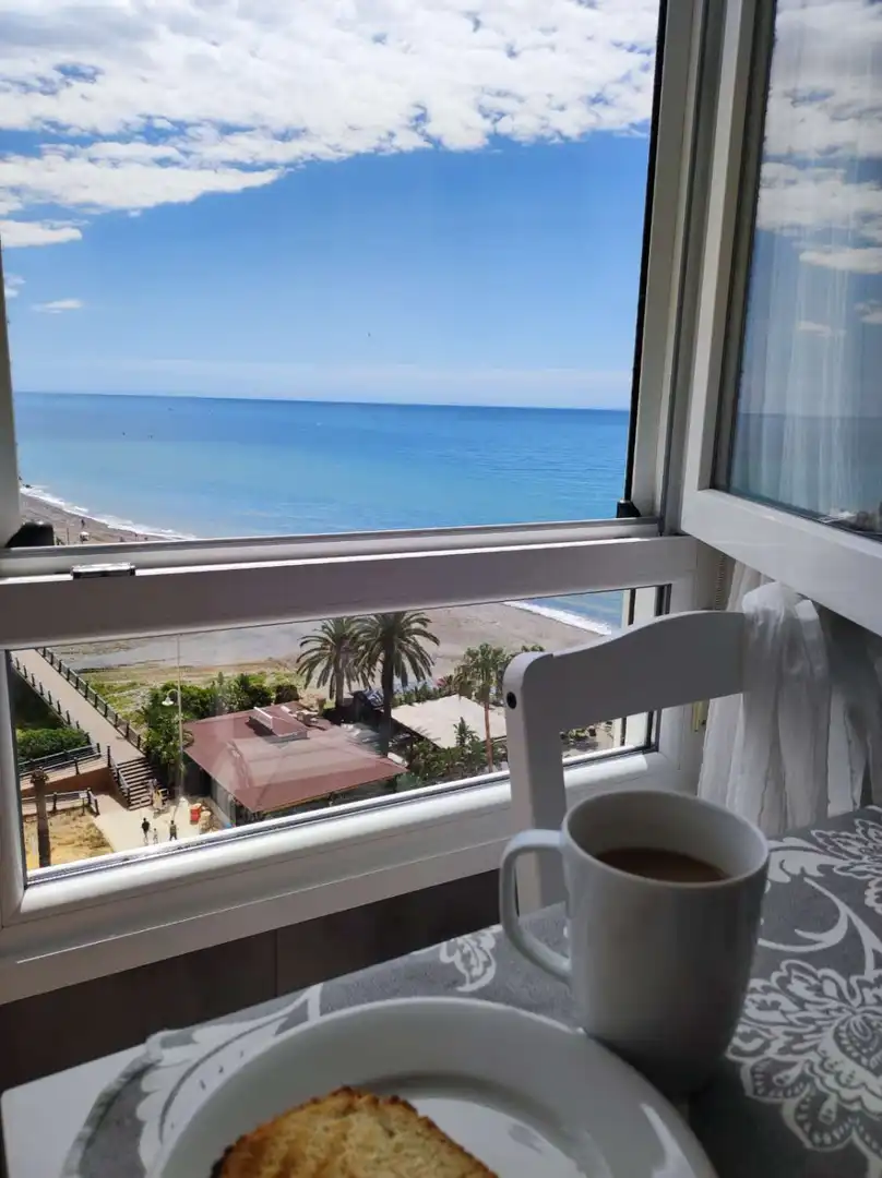 Bedroom of Study for rent in Algarrobo  with Air Conditioner, Swimming Pool and Furnished