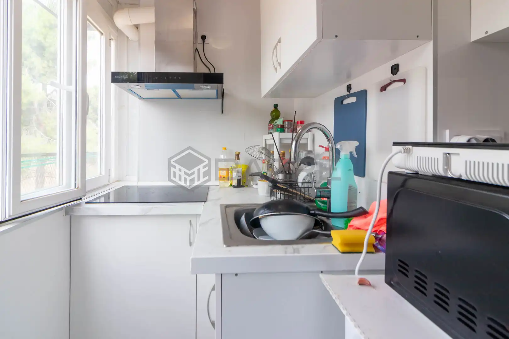 Kitchen of Flat for sale in Madrid  with Air Conditioner
