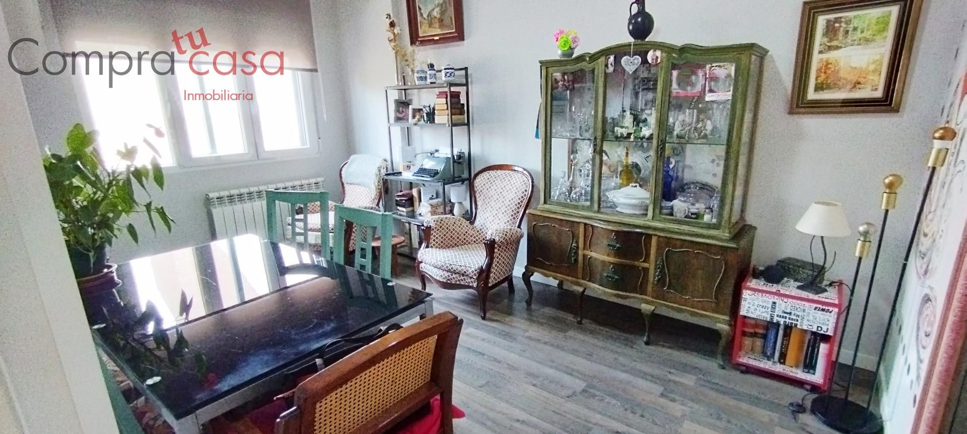 Comedor de Apartamento de alquiler en Segovia Capital con Calefacción, Parquet y Terraza