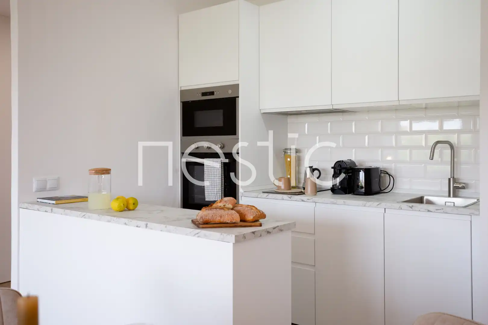 Cocina de Apartamento de alquiler en Madrid con Aire acondicionado, Calefacción y Amueblado