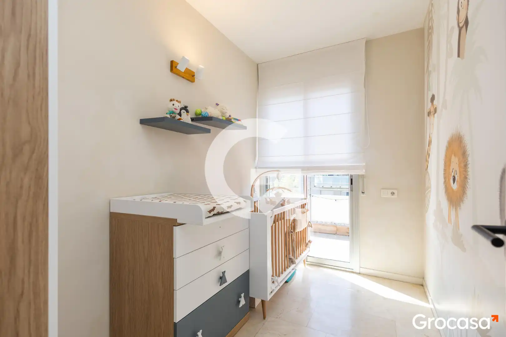 Schlafzimmer von Wohnung zum Verkauf in Sant Boi de Llobregat mit Klimaanlage, Heizung und Terrasse