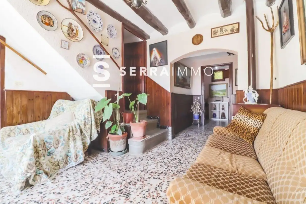 Sala de estar de Finca rústica en venta en Font-rubí con Jardín privado y Balcón