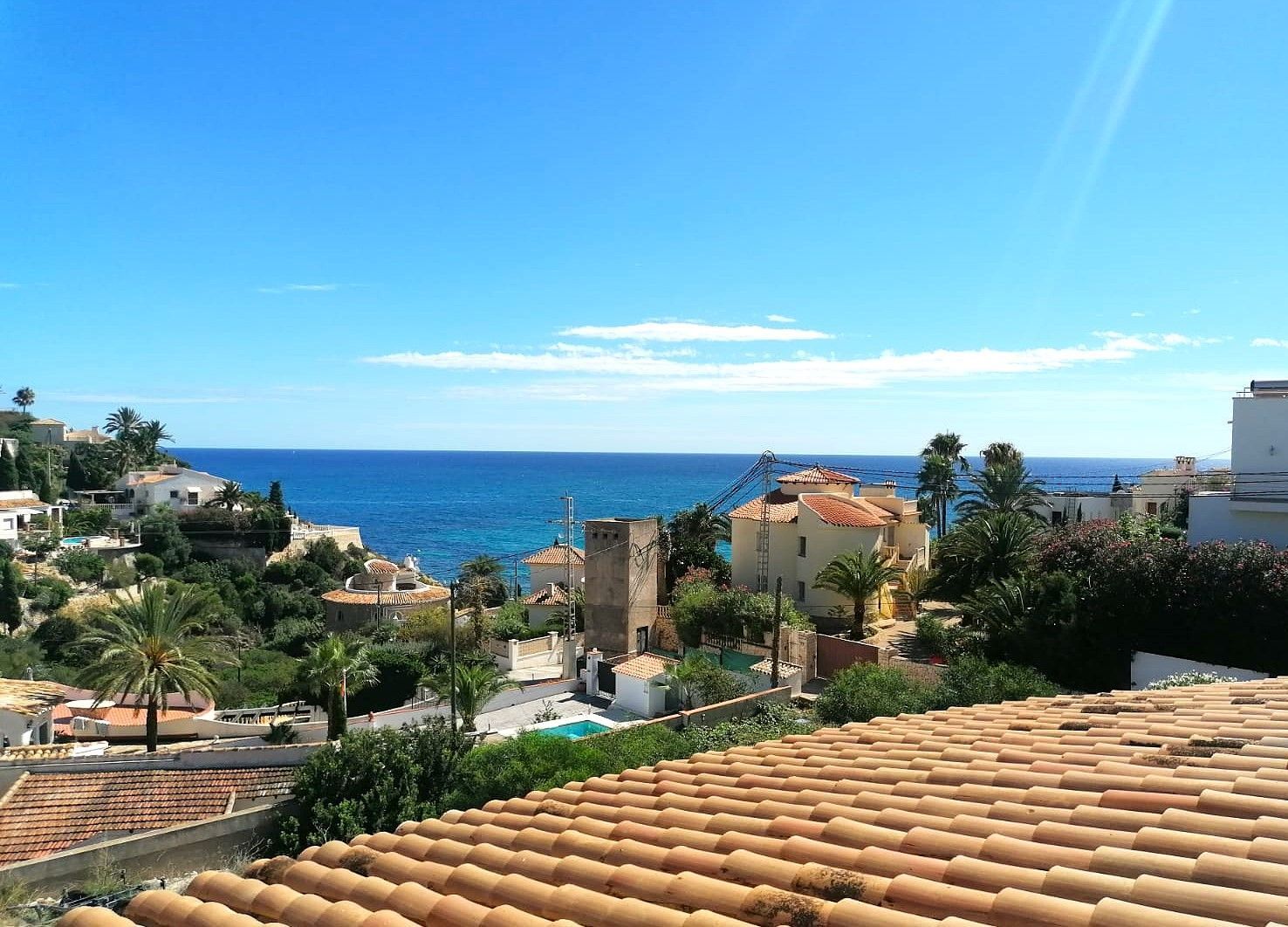 Vista exterior de Casa o xalet en venda en Calpe / Calp amb Aire condicionat, Calefacció i Jardí privat
