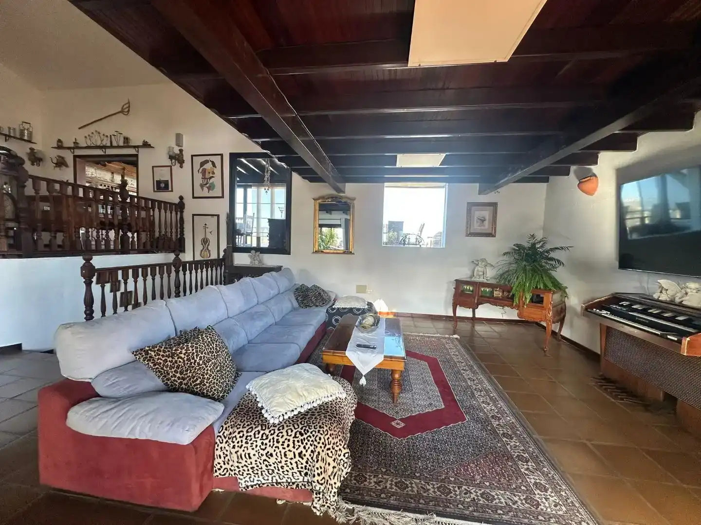Sala de estar de Casa o chalet en venta en Tías con Jardín privado, Parquet y Trastero