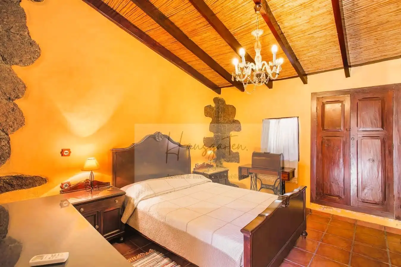 Habitación de Finca rústica en venta en Tejeda con Aire acondicionado y Piscina