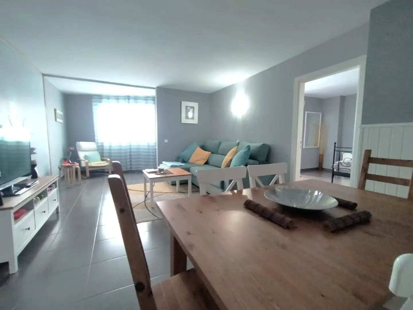 Sala d'estar de Pis en venda en Tacoronte amb Moblat, Rentadora i Microones