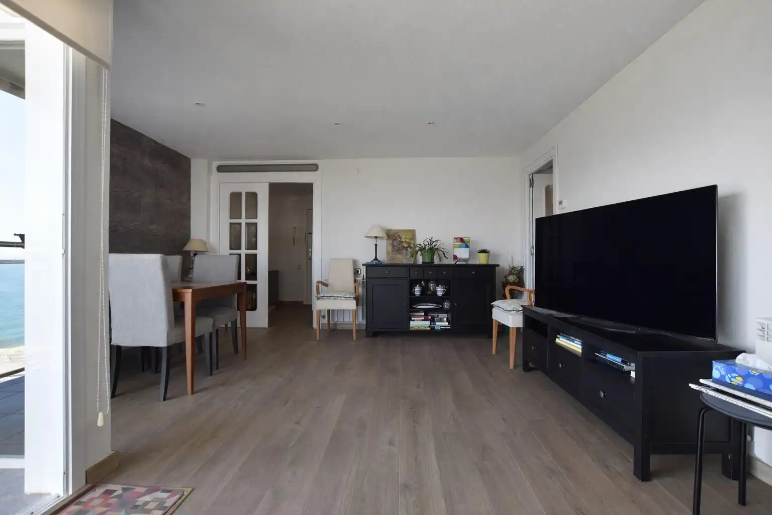 Sala de estar de Ático en venta en Cabrera de Mar con Balcón y Piscina comunitaria