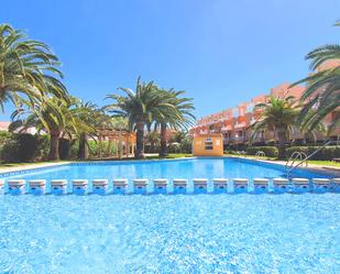 Piscina de Apartament de lloguer en Dénia amb Aire condicionat i Terrassa