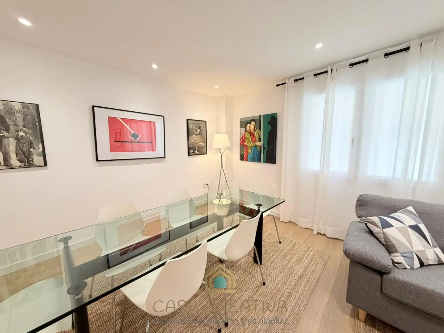 Comedor de Piso de alquiler en Valencia con Aire acondicionado, Calefacción y Terraza