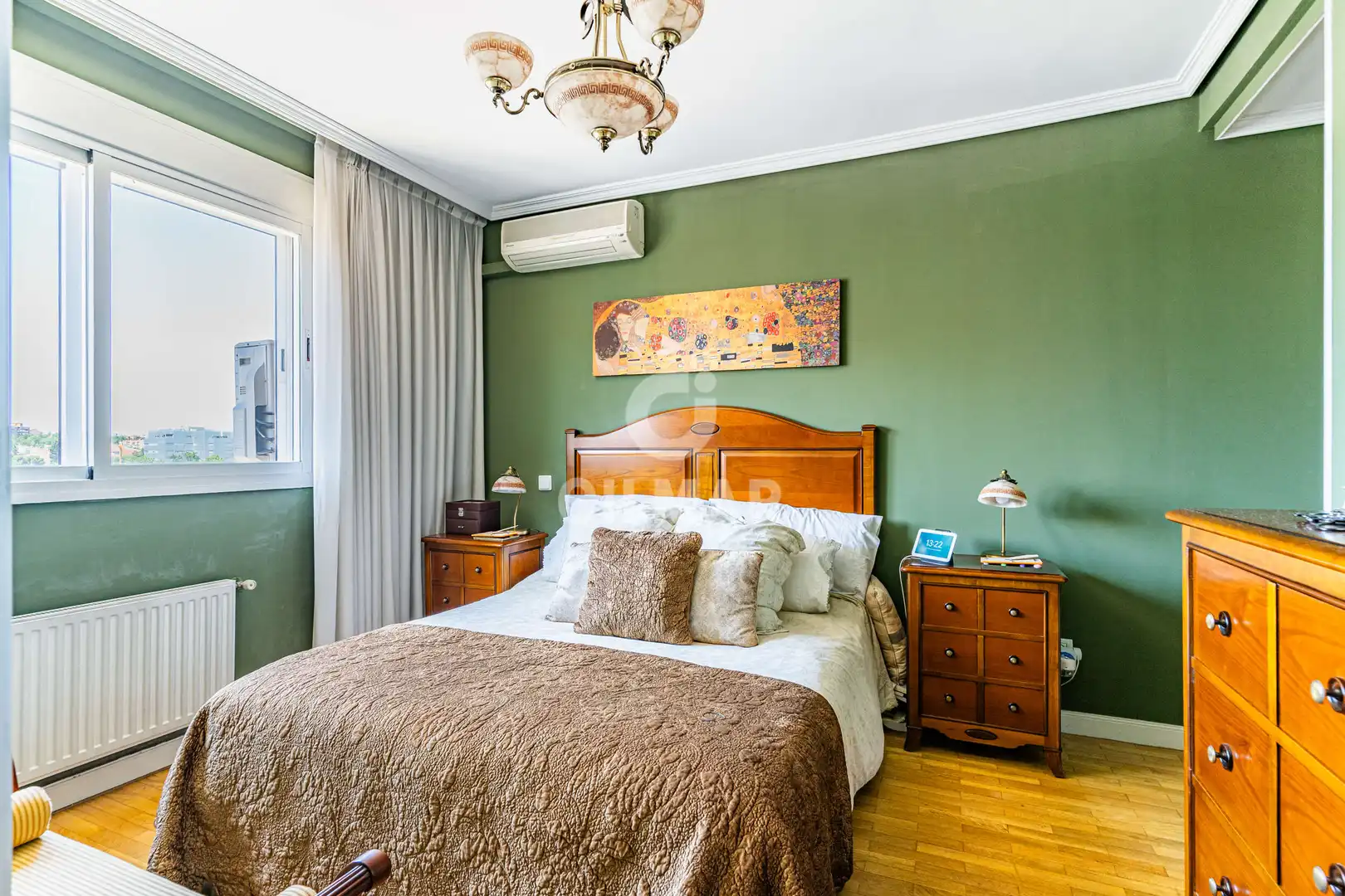 Bedroom of Flat for sale in Madrid  with Heating, Private garden and Storage room